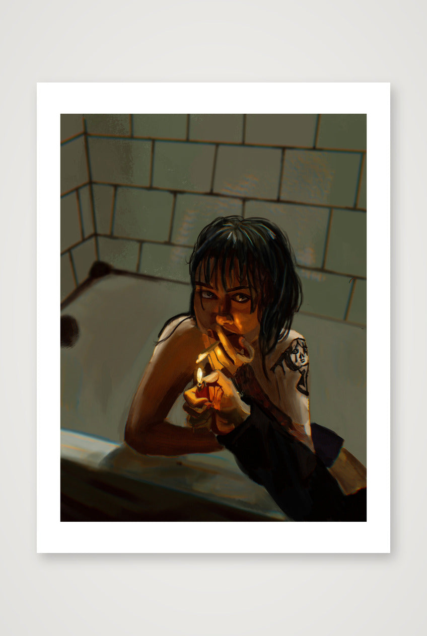 ESCAPE — 30×41cm, 12×16" Print only